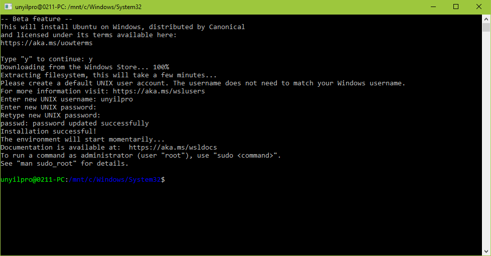 Unix password. Unix password