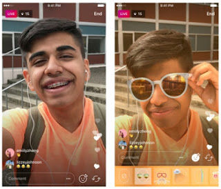 Instagram face filter