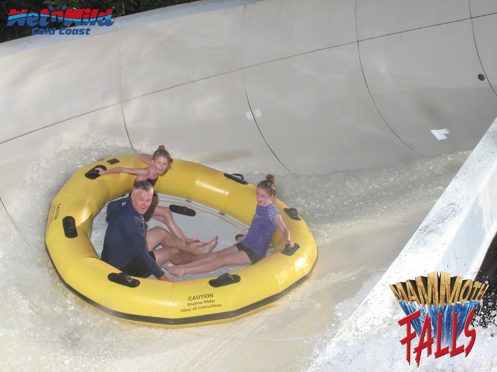 Mammoth falls ride at Wet and Wild World