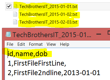 Welcome To TechBrothersIT: How to load Data from Multiple Text / CSV ...