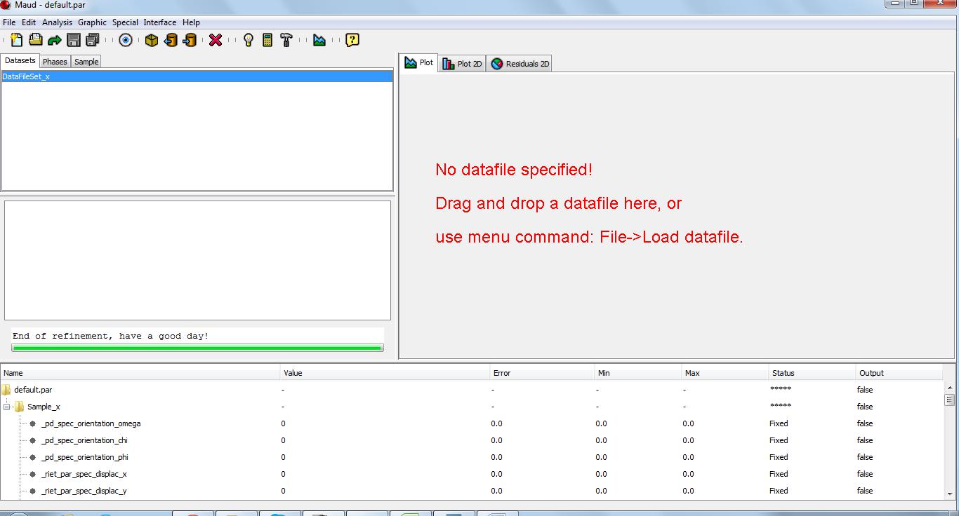 DERIL RISTY'S BLOG: How to run MAUD? (Material Analysis Equipment)
