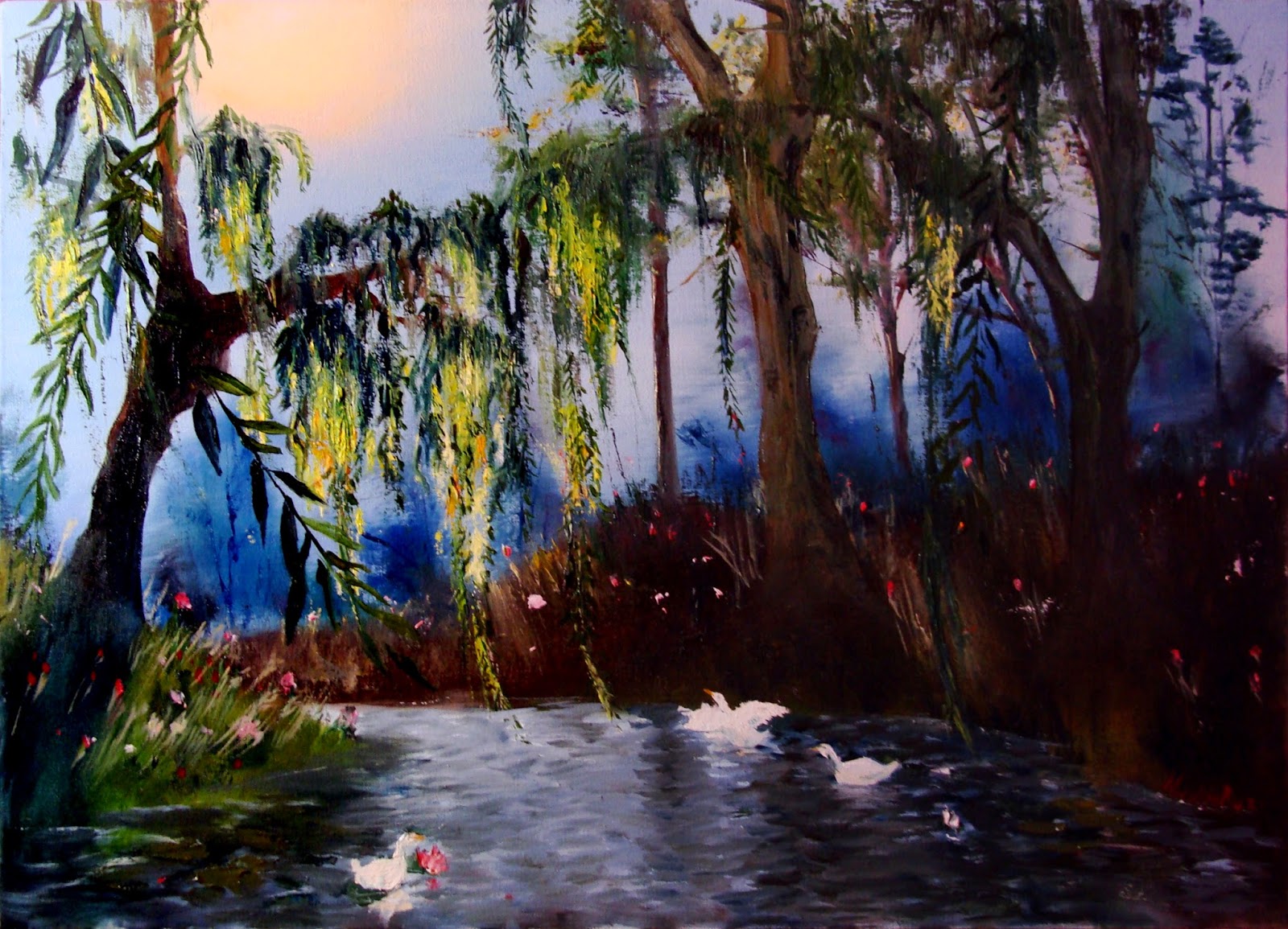 Oil on canvas paintings for sale