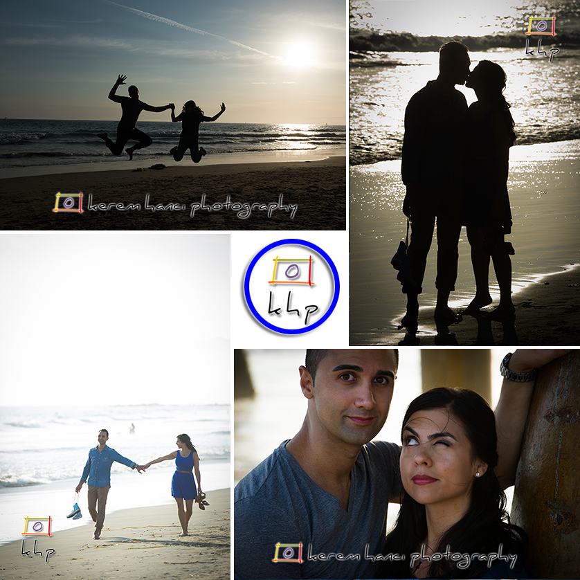 Lovely couple in an Engagement Session at the Venice Beach