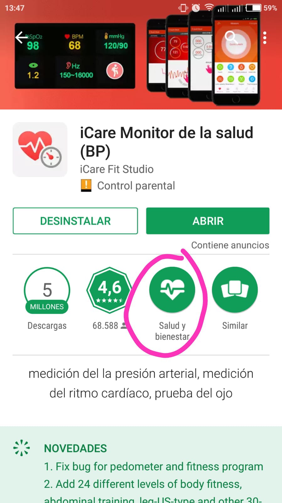 Analizar los resultados de la presión arterial