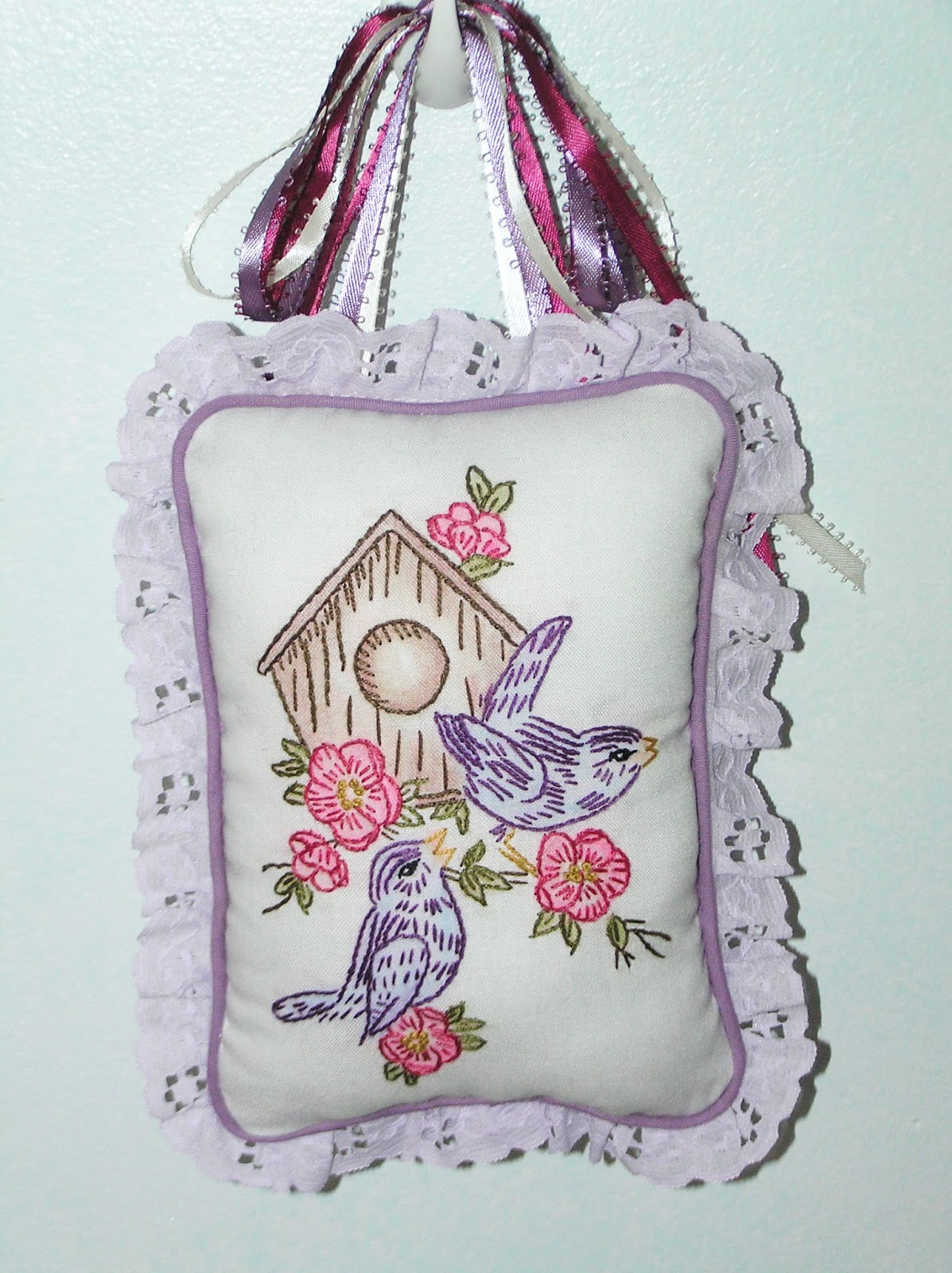 Kitty And Me Designs More Embroidered Door Hangers