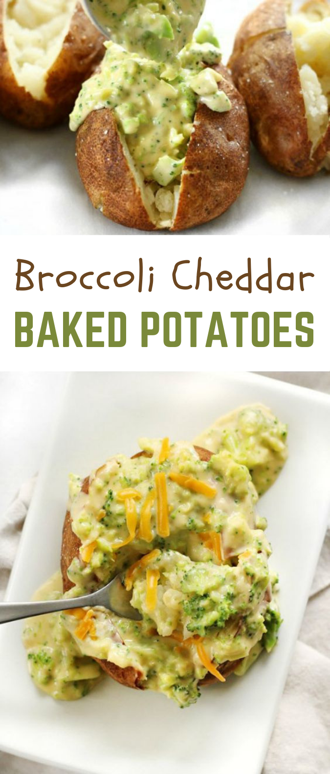BROCCOLI CHEDDAR BAKED POTATOES #Vegetarian #HealthyRecipe BROCCOLI CHEDDAR BAKED POTATOES #Vegetarian #HealthyRecipe