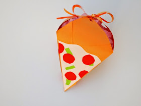make a diy pizza gift container box