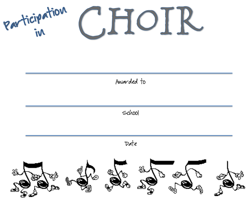 Chorus Certificates Awards TECHNOLOGI INFORMATION Chorus Certificates Awards TECHNOLOGI INFORMATION