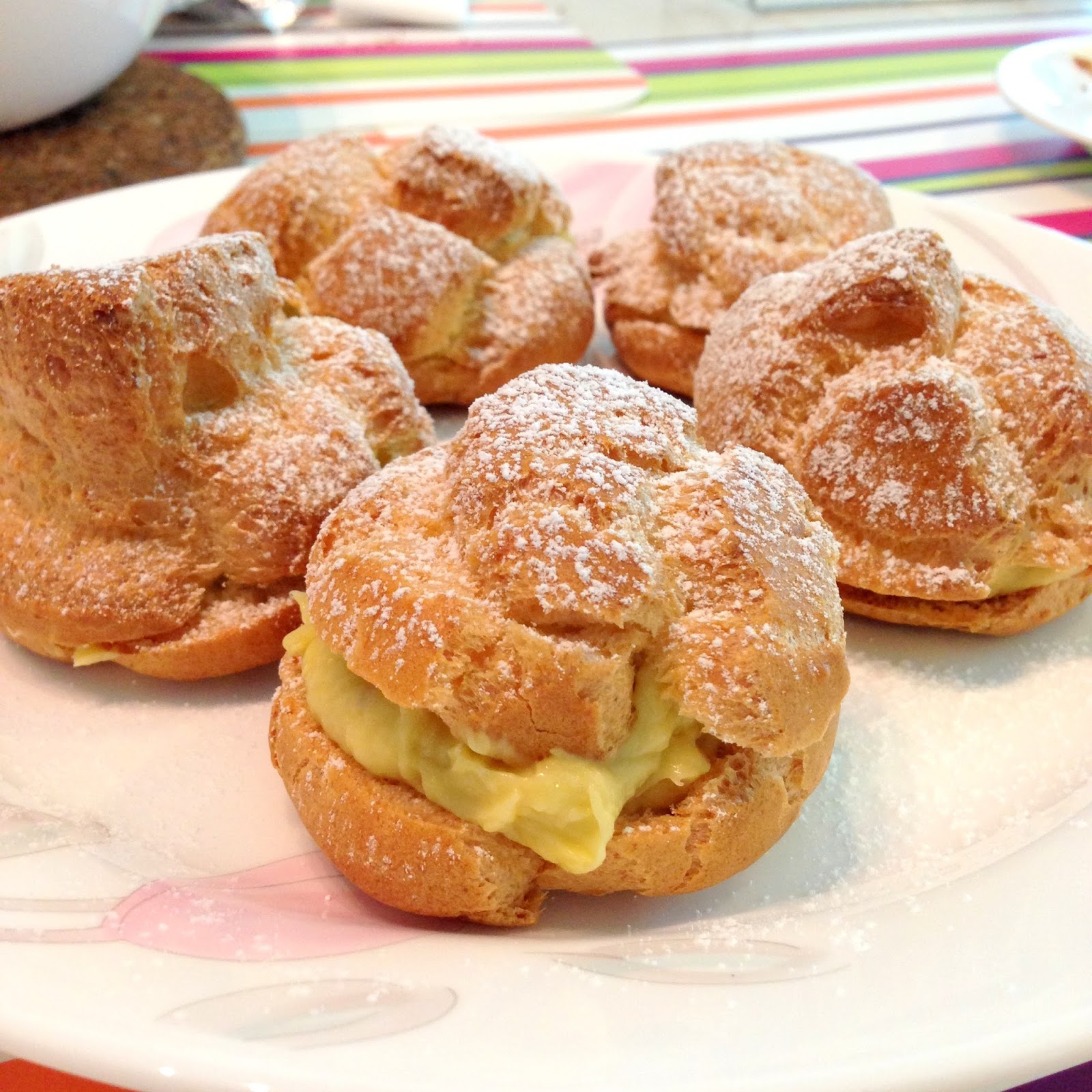 Cream Puffs (Pâte à Choux with Cream Patisserie) Recipe Chik's Crib