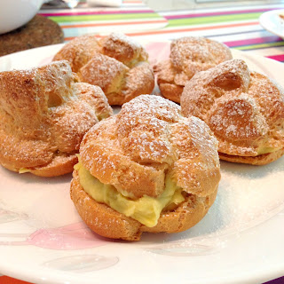 Cream Puffs (Pâte à Choux with Cream Patisserie) Recipe