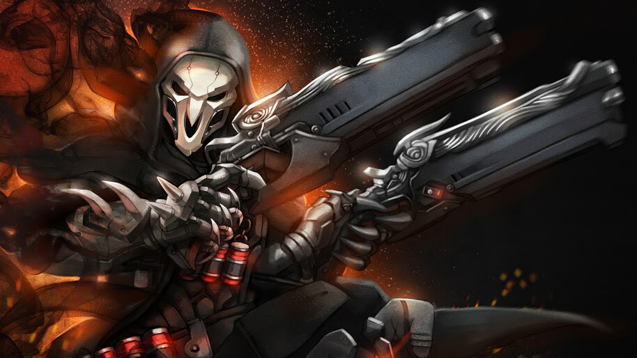 Reaper, Guns, Overwatch, 4K, #3.1923