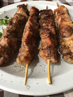 Cyprus pork kebab