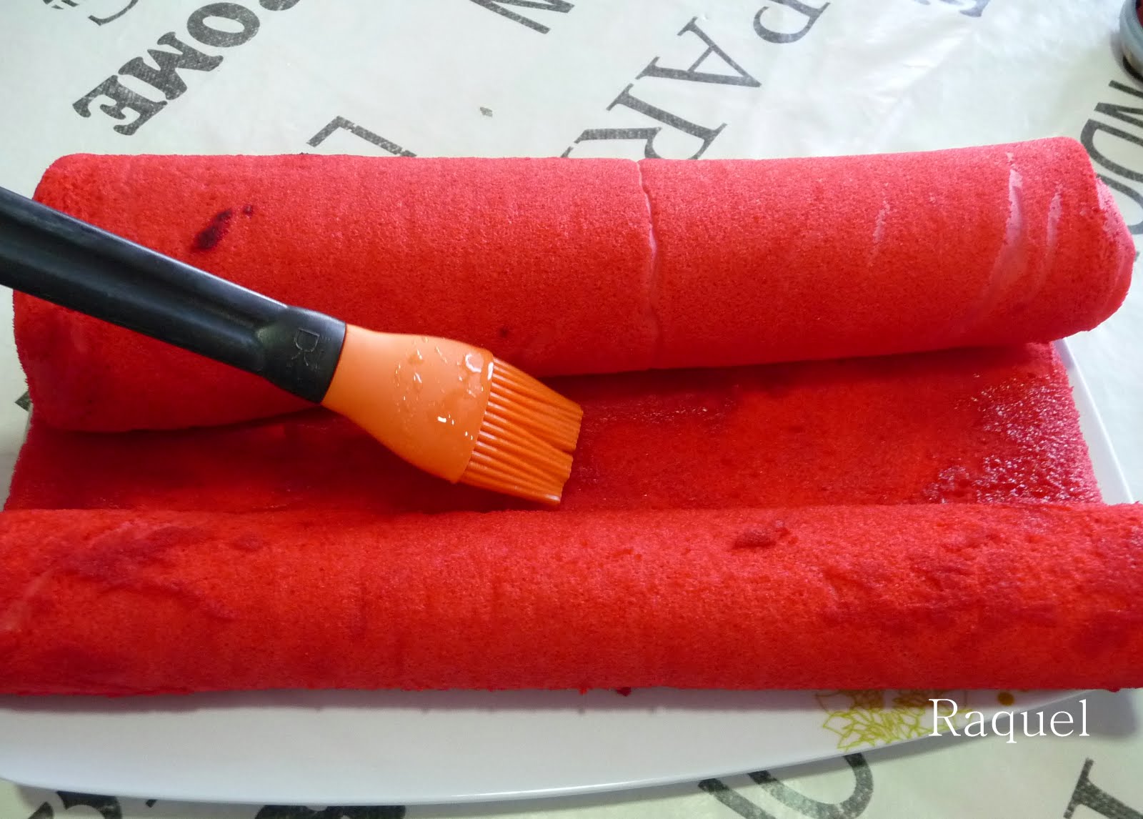 Las recetas de Raquel Red velvet rolls