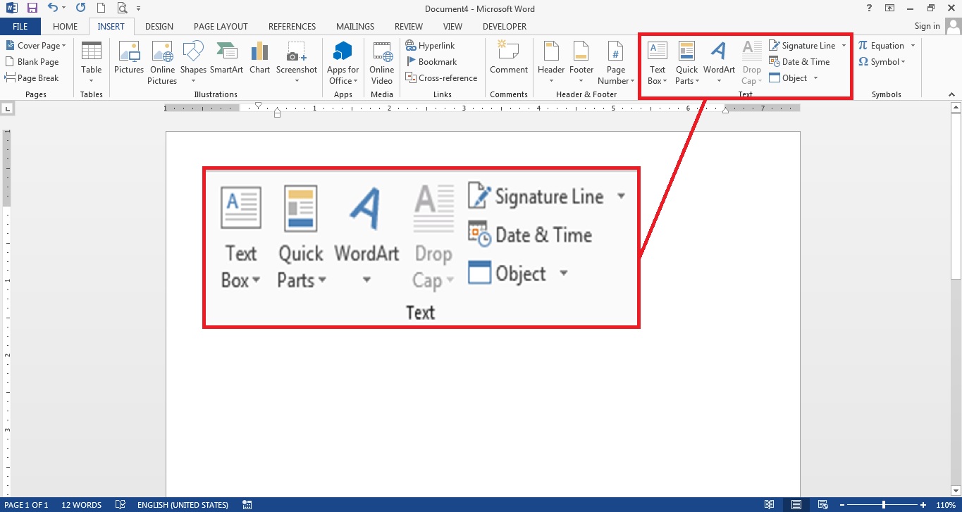 How To Insert Object In Word 2013 ItuShare