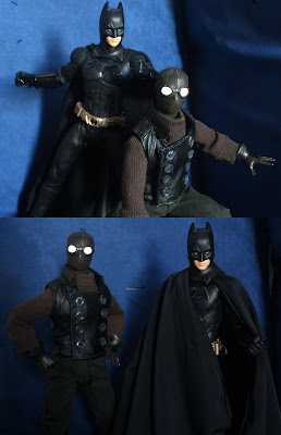 noir spider man figure custom