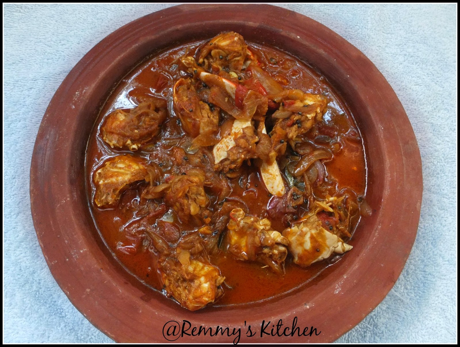 Remmy's Kitchen Nadan Njandu curry/Kerala Crab curry