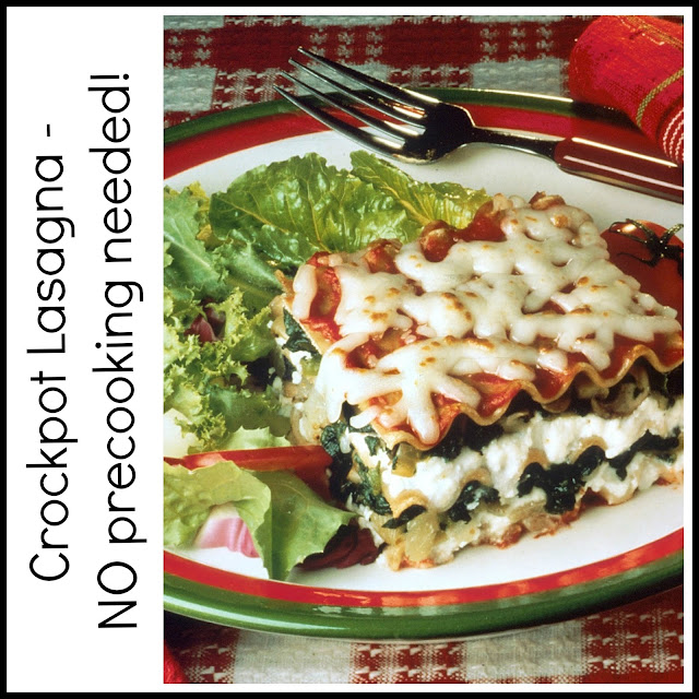 BentoLunch.net - Crockpot Lasagna, no precooking required BentoLunch.net - Crockpot Lasagna, no precooking required