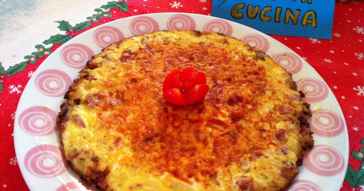 A TUTTA CUCINA FRITTATA di PATATE e MORTADELLA