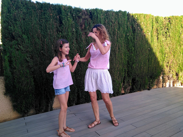 top rayas madre-hija