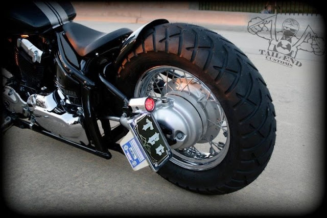 Tail End Customs Our Builds 2002 Honda Shadow Vlx 600 Custom Bobber Green With Envy Photography By Not Stock