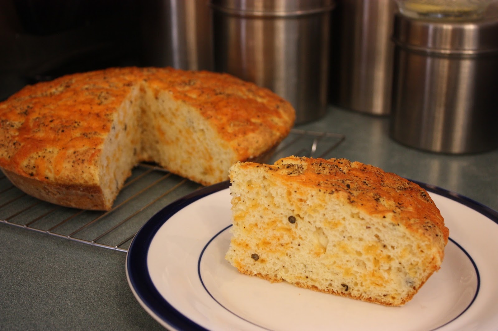 Chef Dez on Cooking and Life Quick Peppered Cheese Bread for Thanksgiving