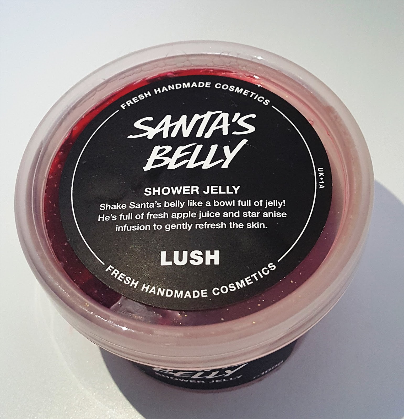 Santa's Belly Shower Jelly Festive Wobble The Lush Box
