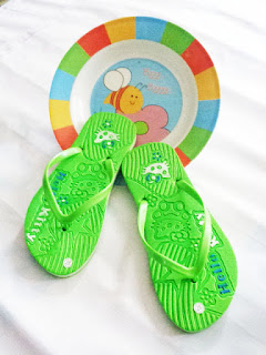 Sandal Hello Kitty Hijau