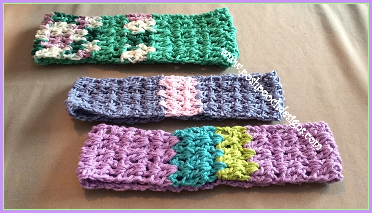 Posh Pooch Designs Dog Clothes Sweatband/Headband Crochet pattern