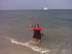 Roxanne in the Atlantic Ocean in Jersey