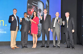 Katrina Kaif at Launching of the Latest Blackberry curve cell