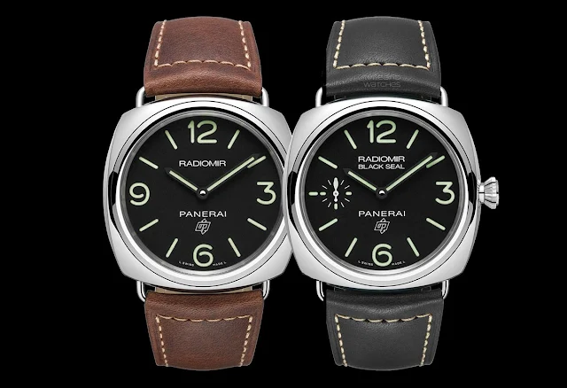 Officine Panerai Radiomir PAM753 and PAM754, entry levels with in-house movement