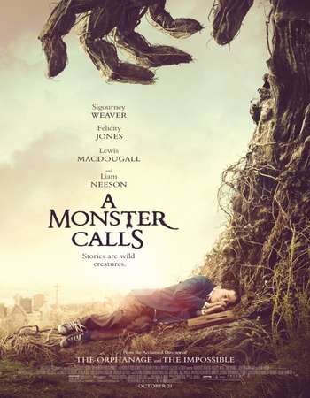 Poster Of A Monster Calls 2016 English 700MB DVDScr x264 Free Download Watch Online downloadhub.in