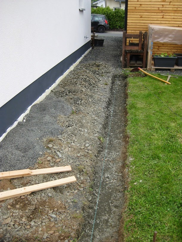 Marios Werkstatt Hausprojekt Pflaster verlegen