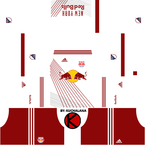 New York Red Bulls kits 2017 Dream League Soccer Kuchalana