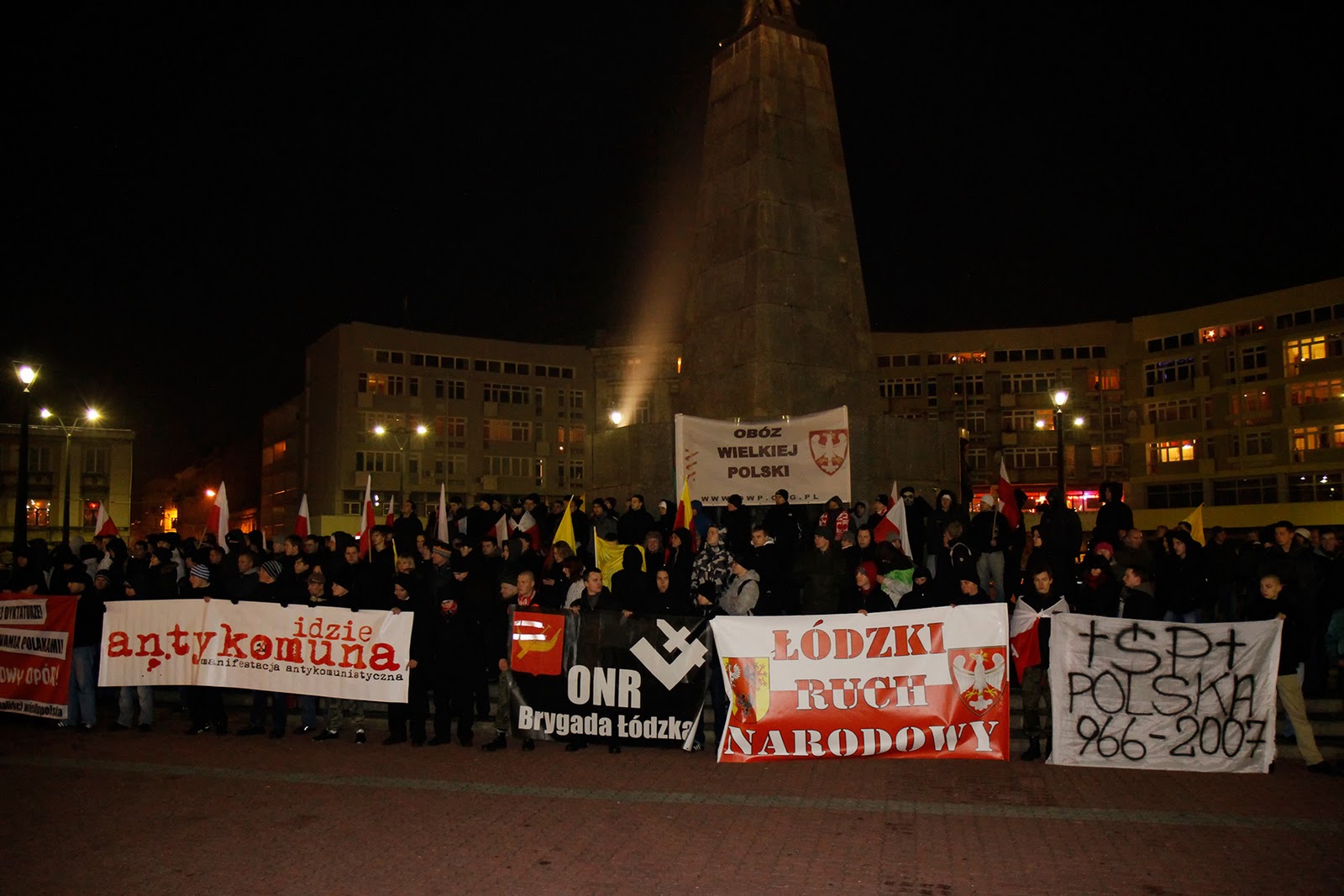 11.12.2011 Manifestacja Antykomunistyczna Łódź