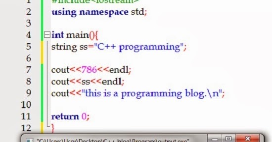 Input & Output In C++ (Basic)