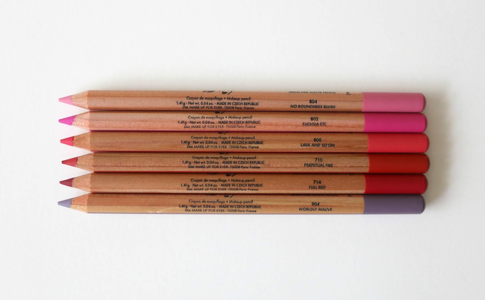 Make Up For Ever Artist Color Pencils, Review, Swatches + Look!