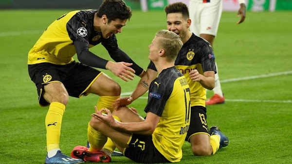 El Dortmund le gana al PSG con dos goles de Haaland (2-1)