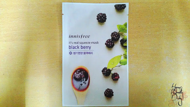 innisfree black berry mask sheet