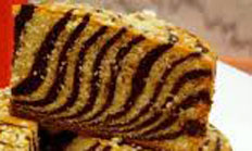Resep praktis (mudah) kue bolu zebra spesial (istimewa) enak, legit, lezat