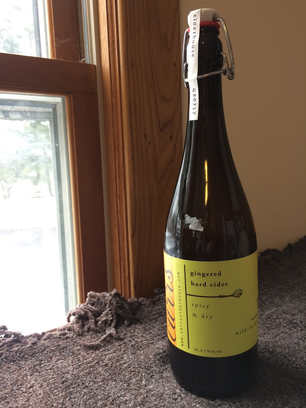 Along Came a Cider Cider Review Carr's Ciderhouse Gingered Hard Cider