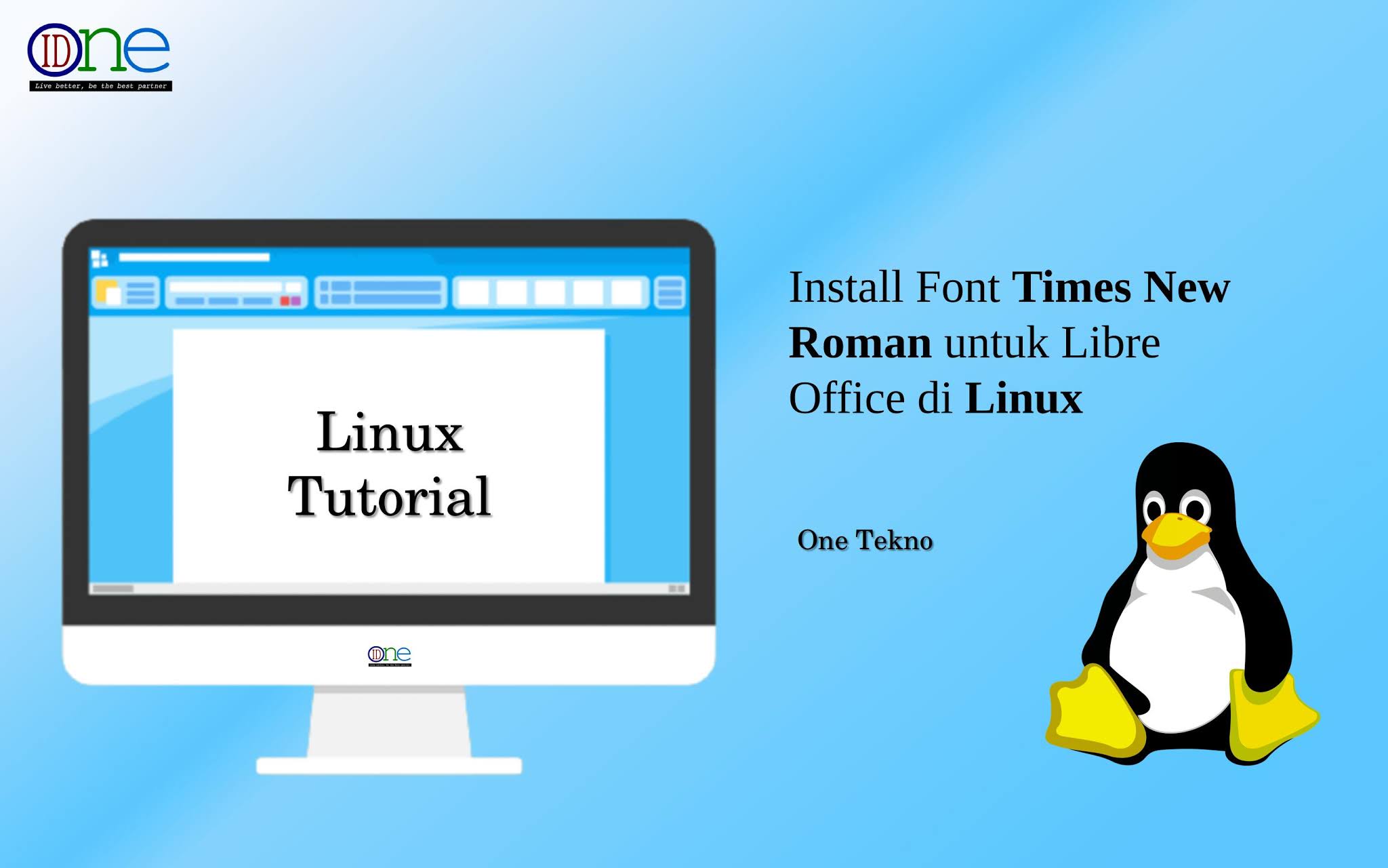 Install Font Times New Roman untuk Libre Office di Linux