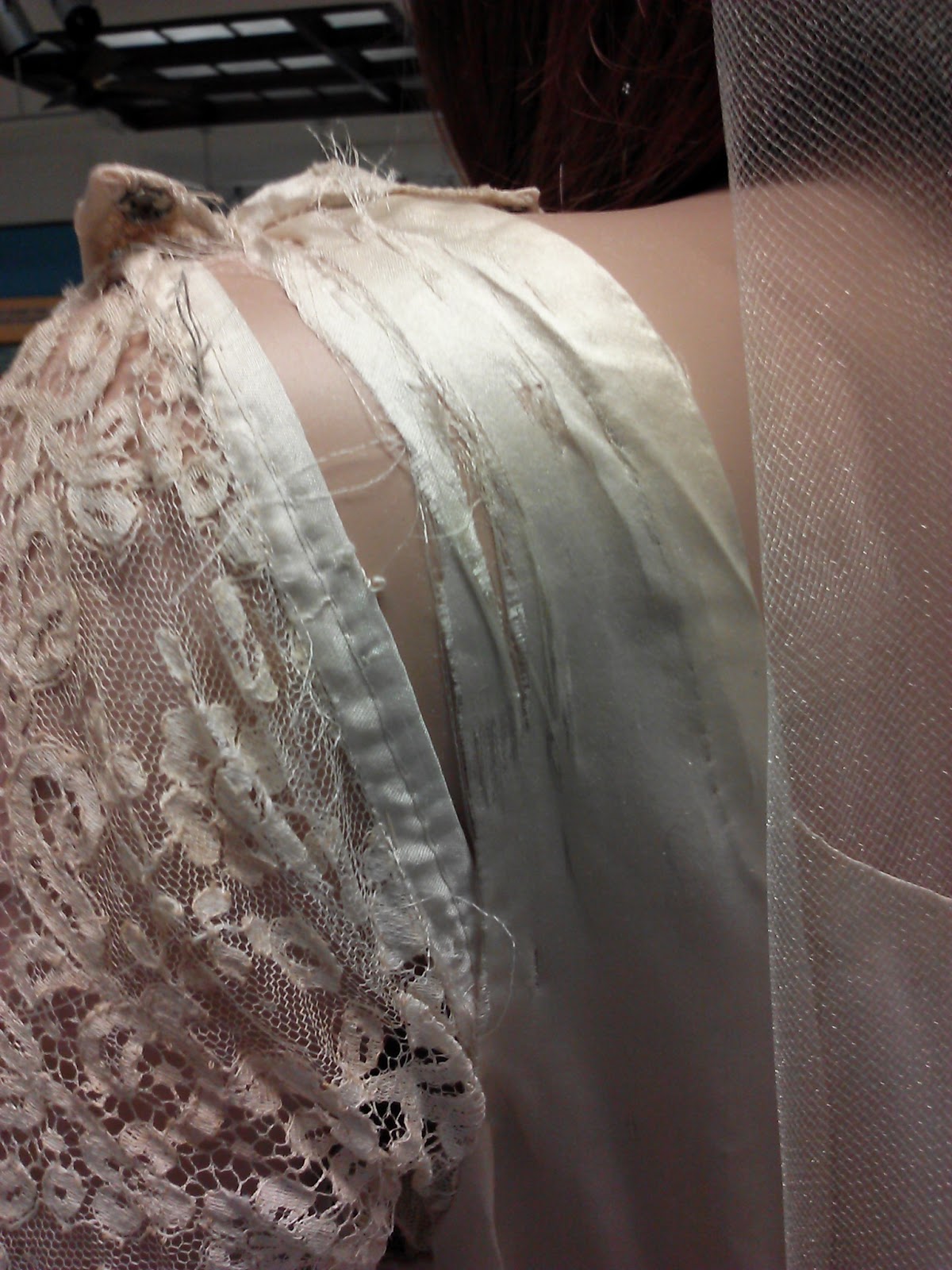 Kearny History Museum: 1926 Lace Wedding Gown