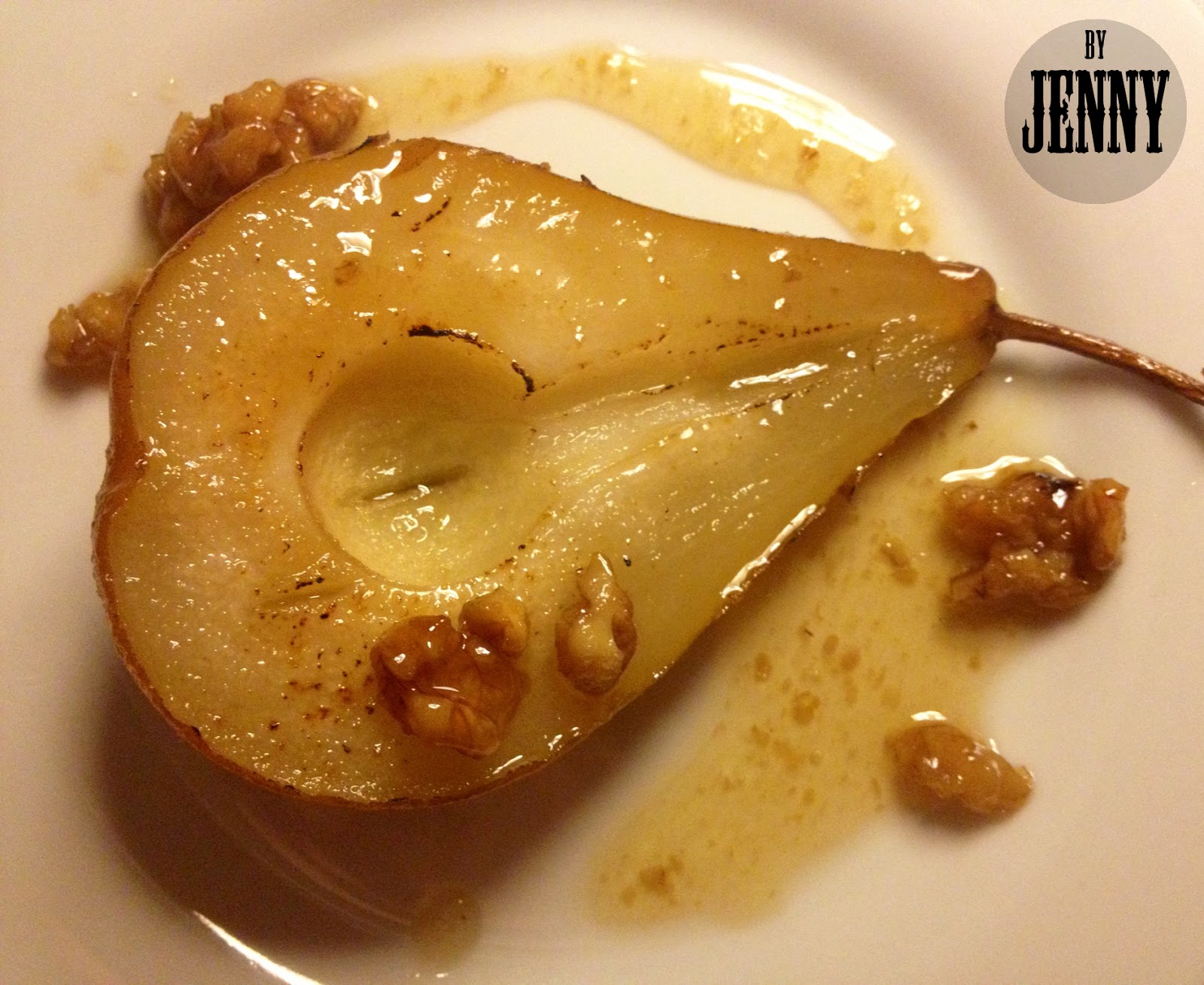 My Kitchen Diary Roasted Bosc Pears and Caramelized Rum Walnuts