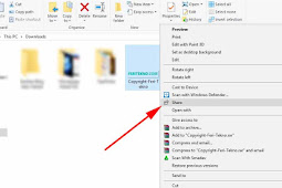 Cara Menghapus Fitur Share Ketika Klik Kanan Di Windows 10