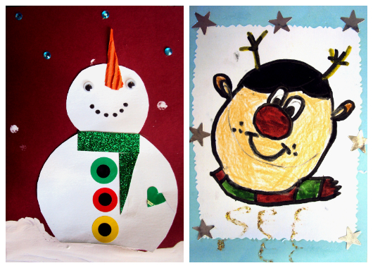 postals de Nadal cicle inicial Plastiquem