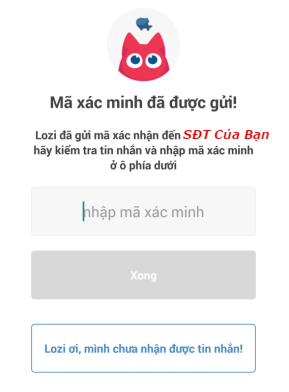 xac nhan lozi xac nhan lozi
