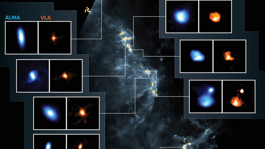 Descubren más de 300 discos protoplanetarios en las nubes de Orión Descubren más de 300 discos protoplanetarios en las nubes de Orión