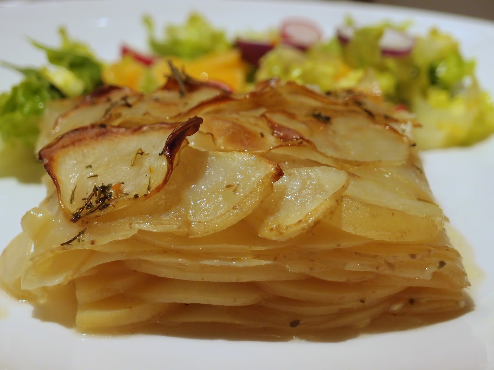 The VegHog Layered potato and onion bake