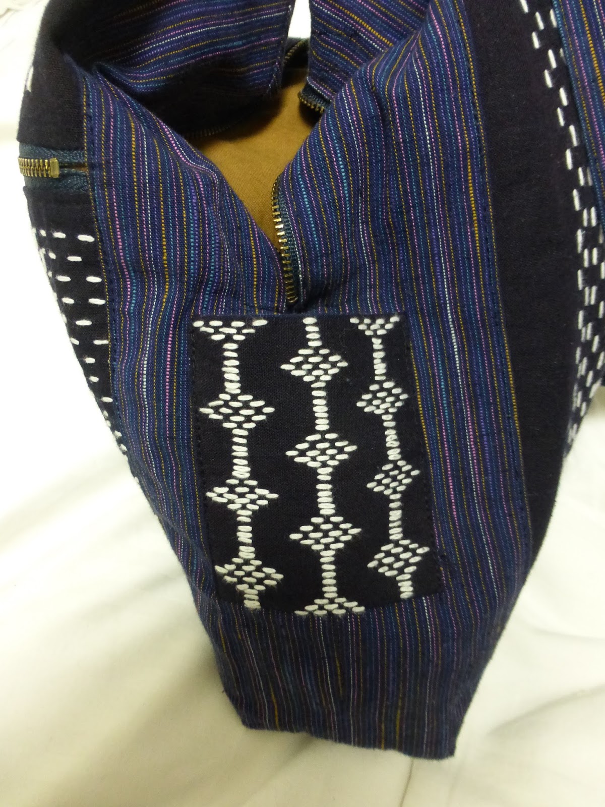 sashiko and other stitching The 'indestructible' Rice Sack Bag